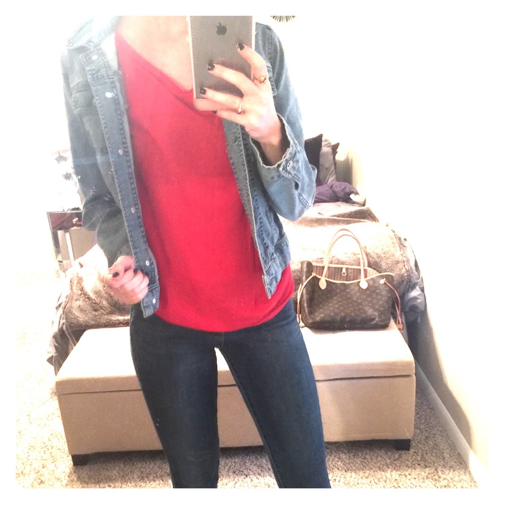 Red Loose Top from American Eagle